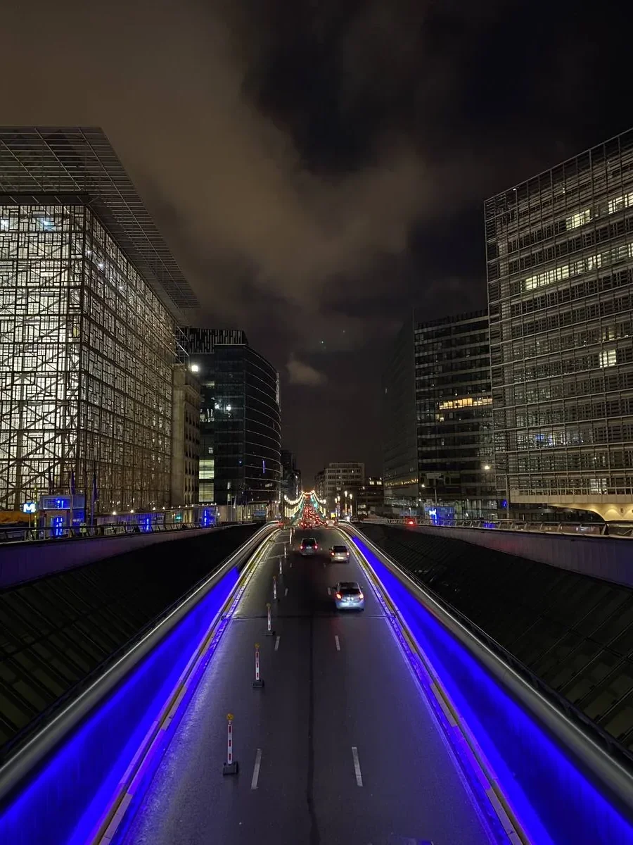 Rue de la Loi au quartier européen