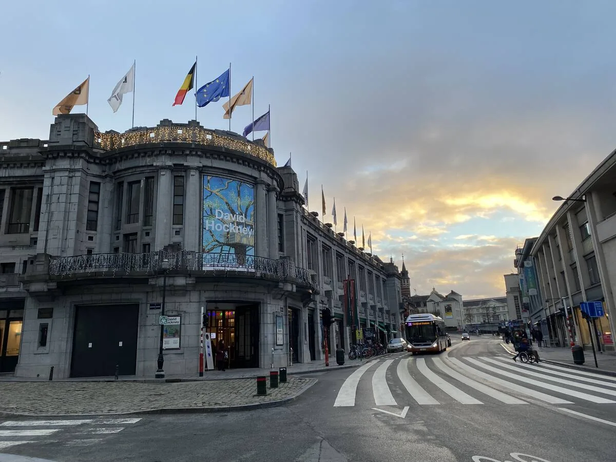 Bruxelles au coucher du soleil